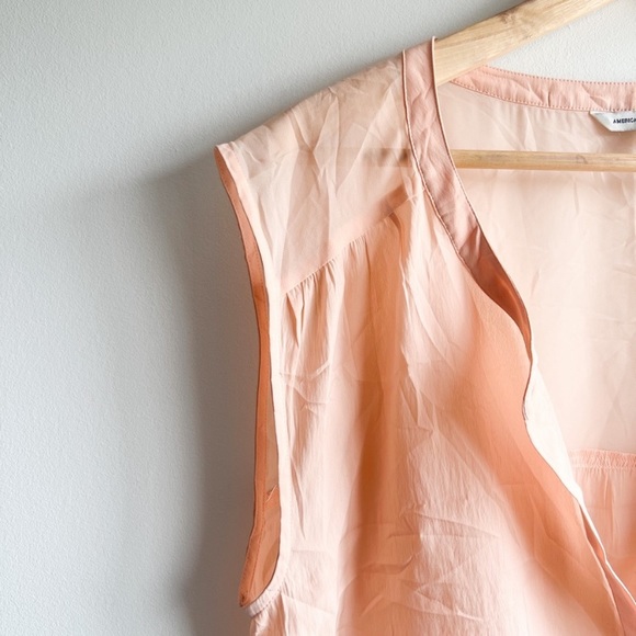 🆕 American Eagle Tie-Front Sleeveless Top - Picture 3 of 5